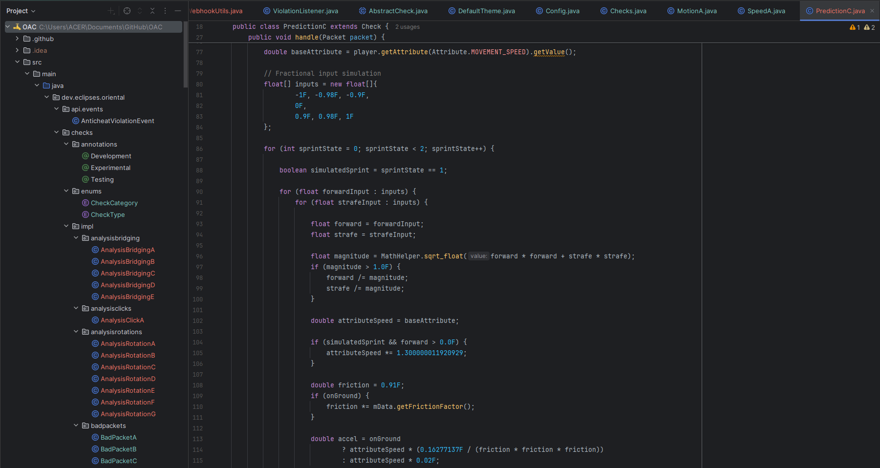 OAC Code Base